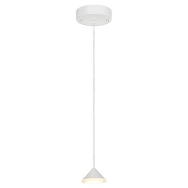 Bruck Ciro 1 Light Matte Chrome LED Single Pendant Wayfair